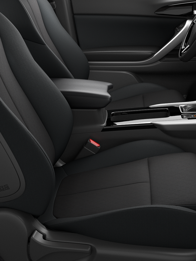 Heated seating in the 2026 Mitsubishi Eclipse Cross compact SUV